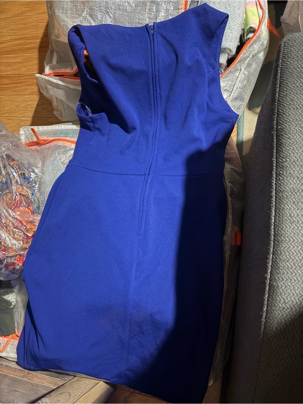 Women's Sleeveless Royal Blue Sheath Dress- juniors - 7 - New w/o tags